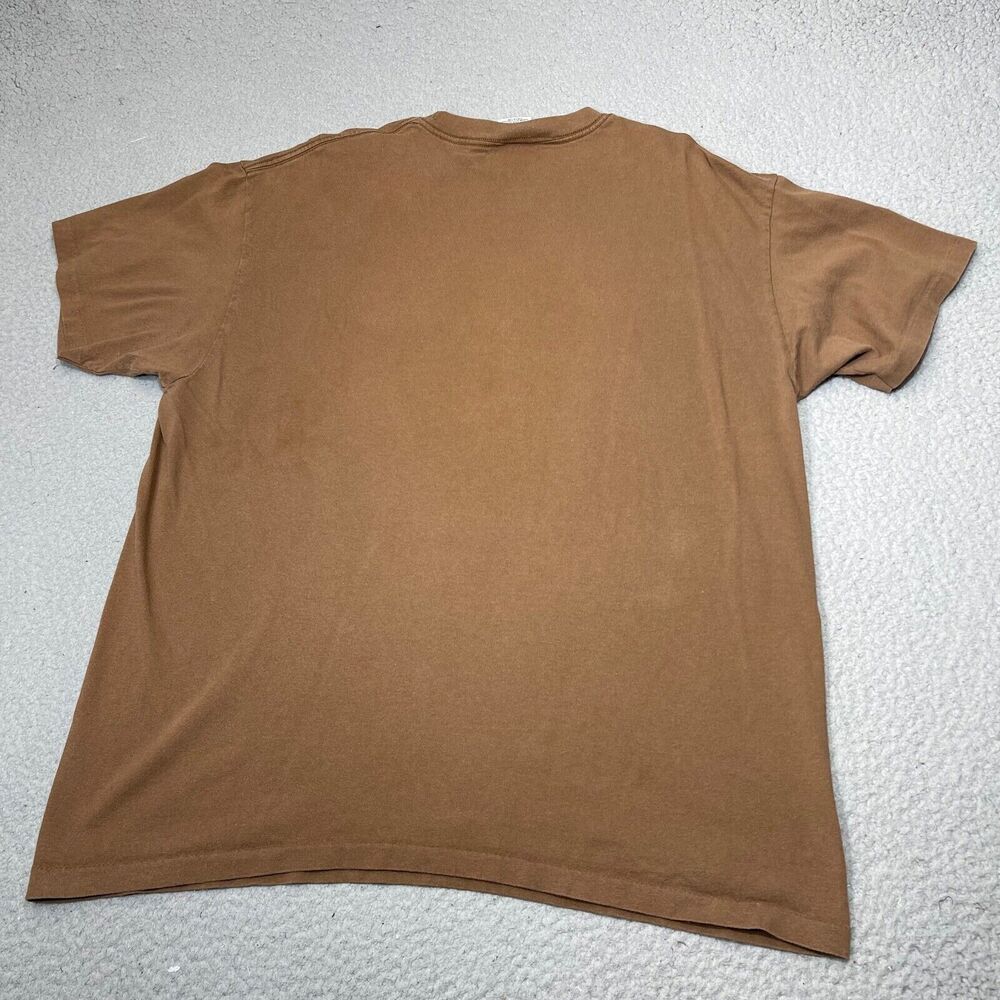 Vintage Jody Bergsma Shirt Mens Extra Large Brown Sky Gods‎ Eagles Art USA Anvil - Picture 3 of 13
